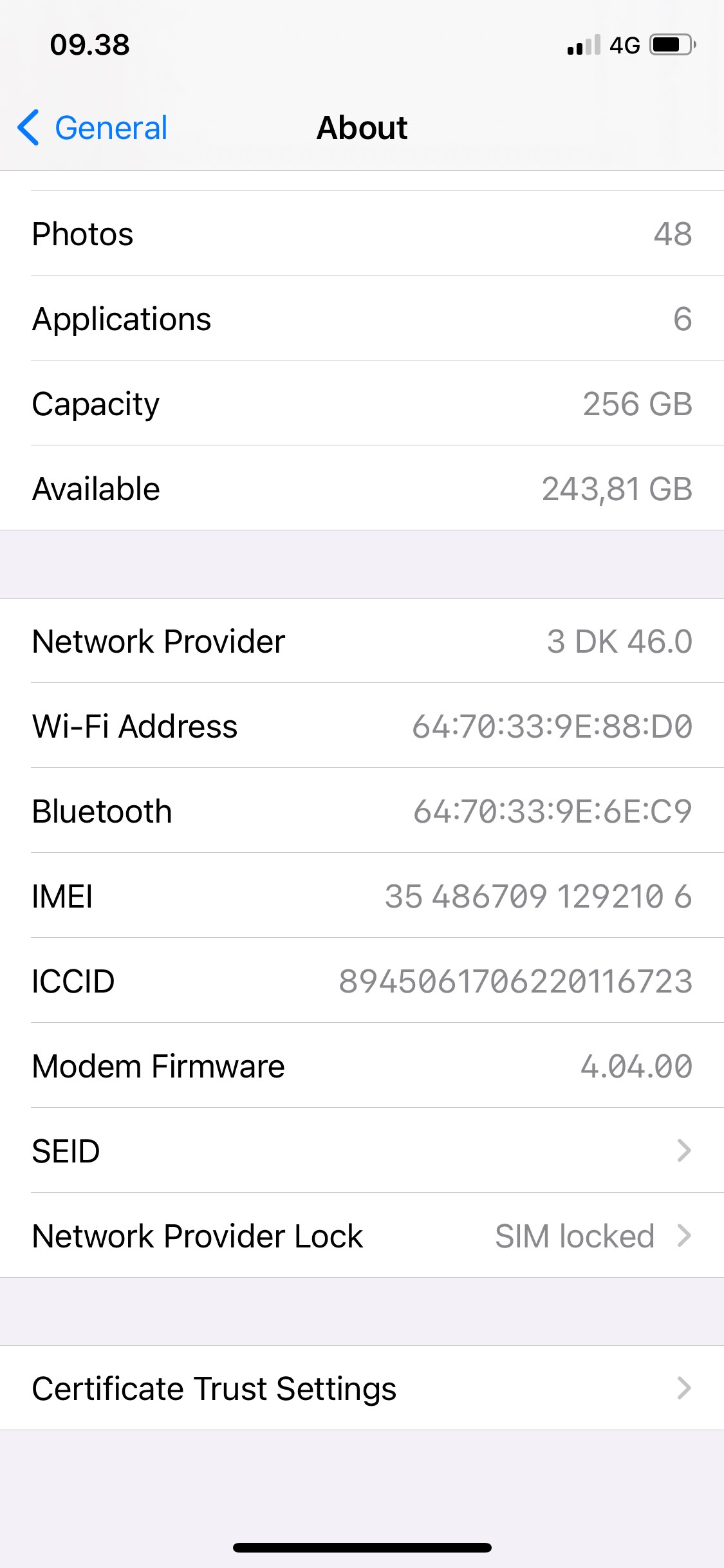 iOS SIM card guide